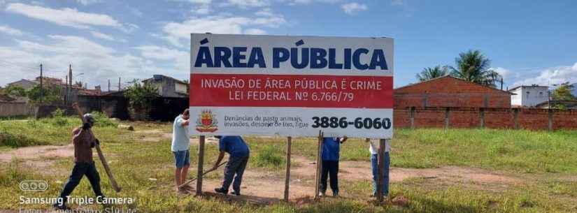 Prefeitura de Caraguatatuba desmonta cercas montadas em área pública