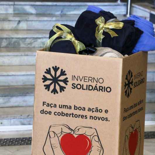 Parceria disponibiliza caixas de coleta da Campanha “Inverno Solidário” em lojas da cidade