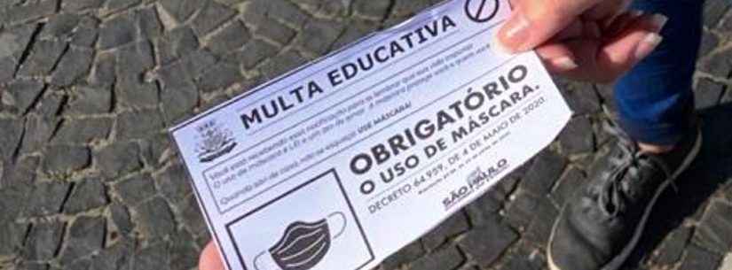 Prefeitura de Caraguatatuba reforça uso de máscara com “multa educativa moral”