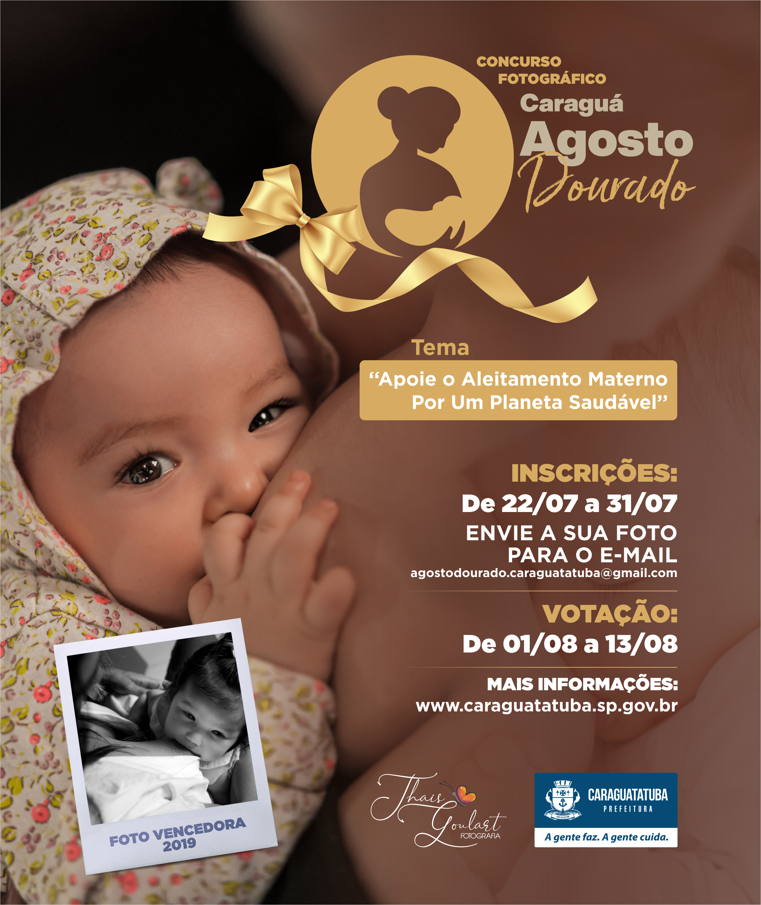 Ceami de Caraguatatuba lança concurso de fotografia para celebrar a Semana do Aleitamento Materno