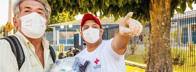 Cruz Vermelha Brasileira realiza ação solidária em parceria com a Prefeitura de Caraguatatuba