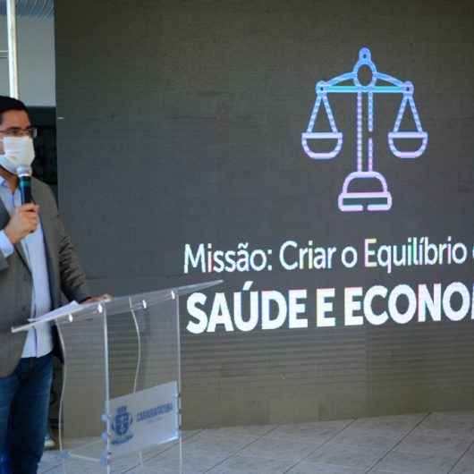 Prefeito Aguilar Junior presta contas sobre o enfrentamento à Covid-19 e destaca equilíbrio entre saúde e economia