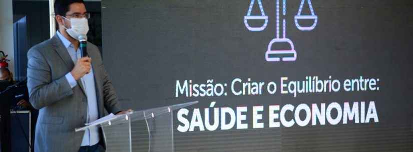 Prefeito Aguilar Junior presta contas sobre o enfrentamento à Covid-19 e destaca equilíbrio entre saúde e economia