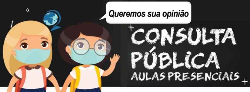 Prefeitura de Caraguatatuba abre Consulta Pública sobre as aulas presenciais