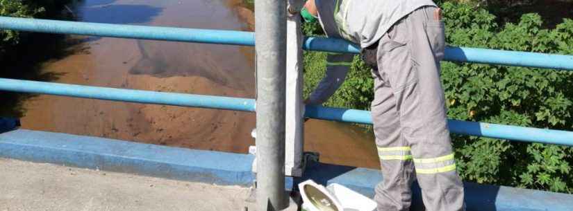 Ponte sobre o Rio Santo Antônio recebe revitalização