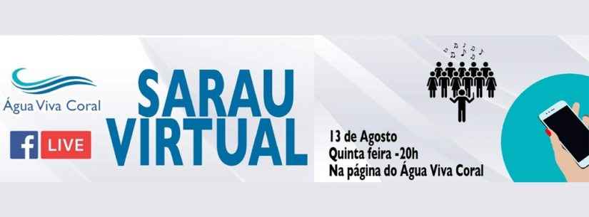 Água Viva Coral promove ‘Sarau Virtual’ nesta quinta-feira
