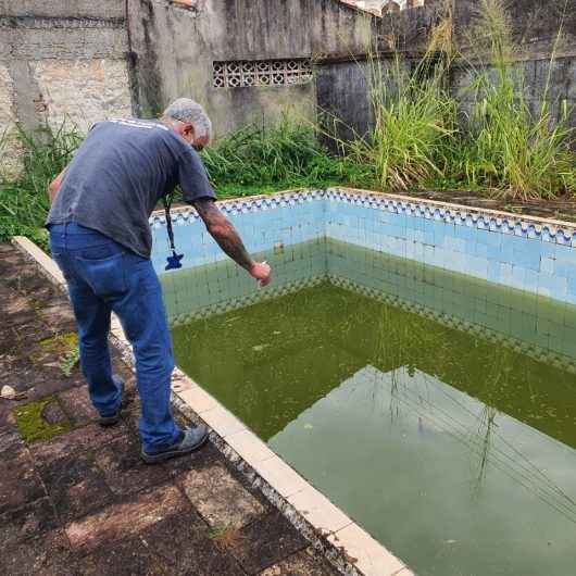 Sem casos positivos há três semanas, CCZ continua com ações contra dengue em Caraguatatuba Sem casos positivos há três semanas, CCZ continua com ações contra dengue em Caraguatatuba