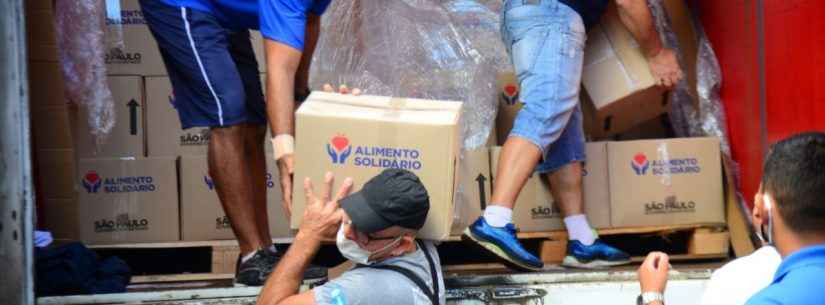 Caraguatatuba começa a distribuir cestas do 2º lote do Programa “Alimento Solidário”