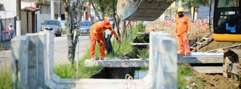 Obras de drenagem na Avenida Brasília continuam e Prudente de Moraes já recebe revitalização