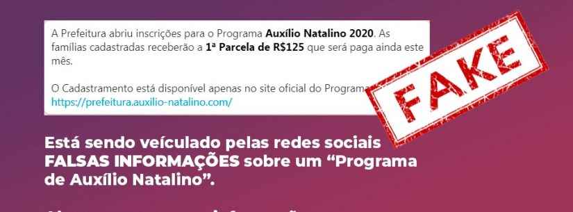 Prefeitura de Caraguatatuba alerta para golpe do Programa Auxílio Natalino