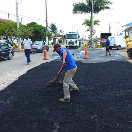 Prefeitura de Caraguatatuba continua com operação tapa-buraco na Região Sul