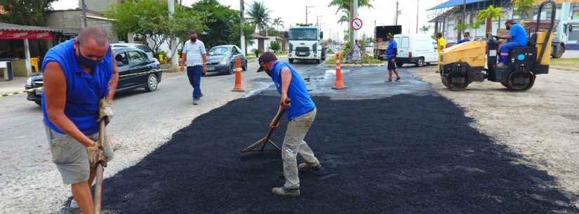 Prefeitura de Caraguatatuba continua com operação tapa-buraco na Região Sul
