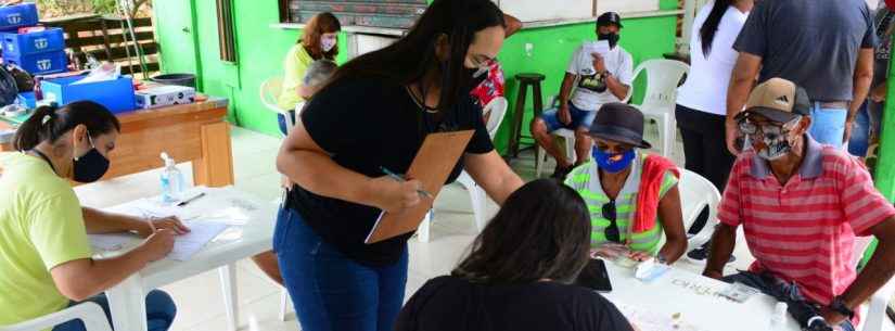 Prefeitura cadastra mais de 100 moradores do Morro do Chocolate para processo de regularização fundiária