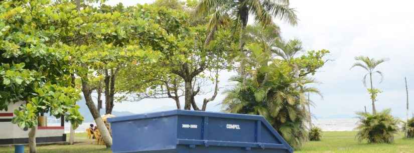 Prefeitura de Caraguatatuba aumenta números de caçambas de lixos pelo município Prefeitura de Caraguatatuba aumenta números de caçambas de lixos pelo município