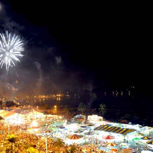 Réveillon em Caraguatatuba sem a tradicional queima de fogos na Avenida da Praia