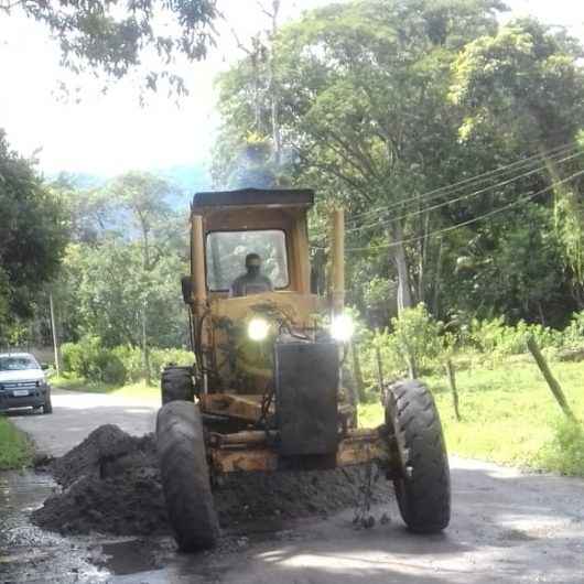 Prefeitura realiza melhorias na Estrada dos Pássaros, no Pegorelli