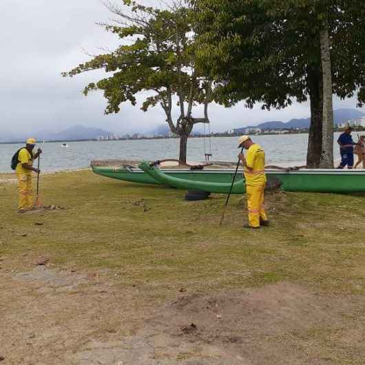 Prefeitura reforça limpeza em praias, ruas e espaços públicos durante temporada