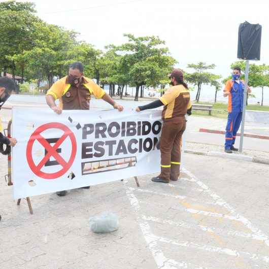 Estacionamentos próximos às praias estão proibidos em Caraguatatuba