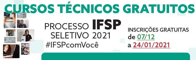 Instituto Federal segue com inscrições abertas para processo seletivo até domingo (24)