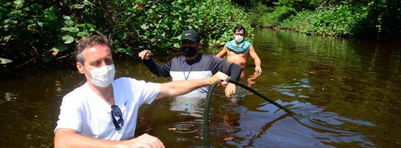 Prefeitura de Caraguatatuba fiscaliza irregularidades no Rio Tabatinga e na Ilha do Tamanduá