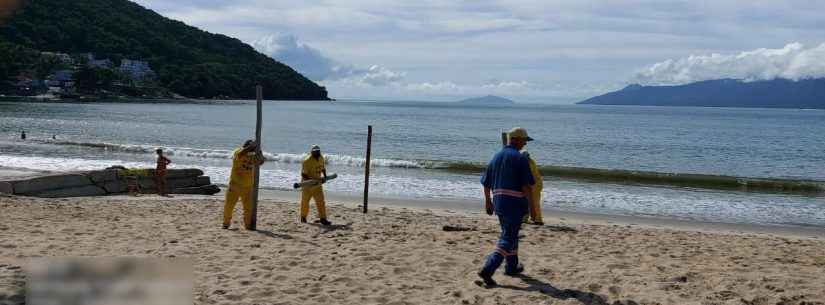 1Prefeitura de Caraguatatuba inicia ‘Operação Praia Limpa’ e retira pontaletes da Martim de Sá