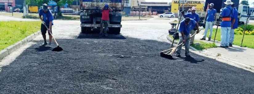 Prefeitura de Caraguatatuba realiza melhorias nas ruas do Pontal Santamarina e Jardim Santa Rosa