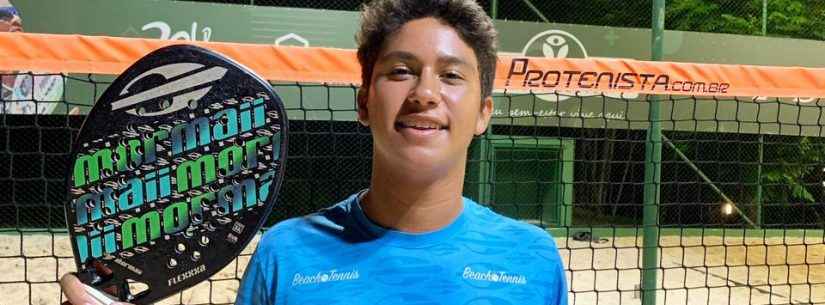 Atleta de Caraguatatuba é destaque no ‘São Vicente Open de Beach Tennis’ e alcança 1° lugar no ranking