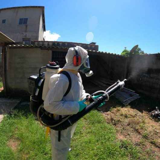Secretaria de Saúde de Caraguatatuba inicia nebulização contra dengue no Poiares