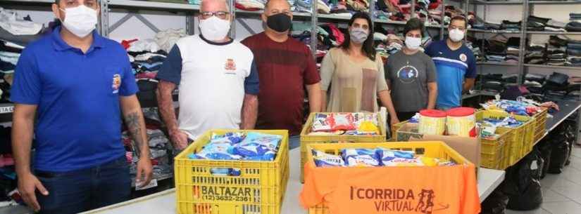 Fundo Social de Caraguatatuba recebe 126 kg de leite em pó arrecadados no 1º Circuito de Corrida de Rua Virtual
