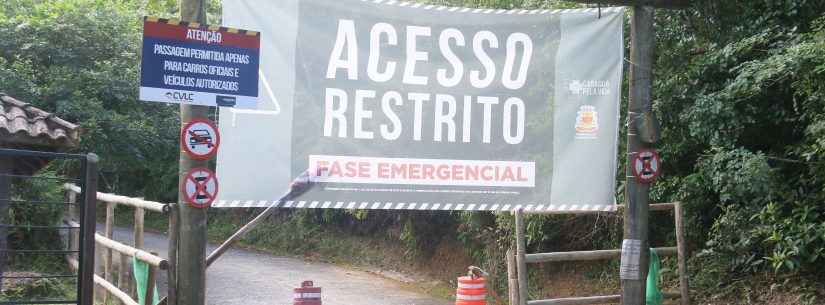 Vândalos destroem portão de entrada do Morro Santo Antonio para subir com veículos