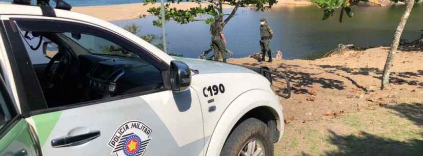 Prefeitura de Caraguatatuba e PM remove acampamento irregular na Lagoa Azul