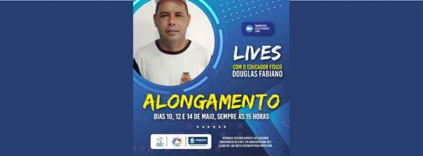 Ciapi de Caraguatatuba promove live sobre Alongamento