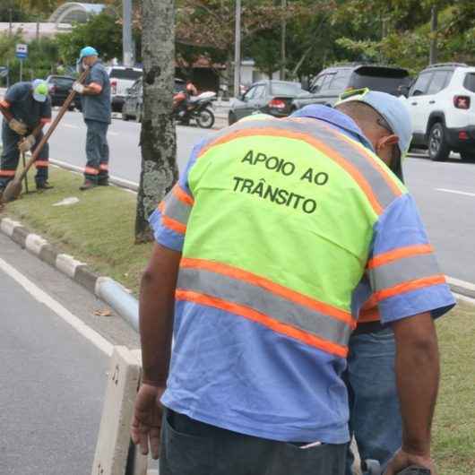 Empresa instala lombada eletrônica na Avenida da Praia de Caraguatatuba e inicia teste