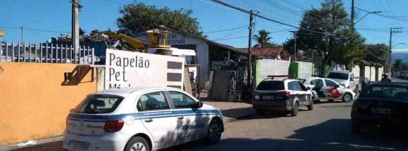 Prefeitura de Caraguatatuba e Polícias fazem megaoperação em ferros-velhos contra furtos e venda de materiais nobres