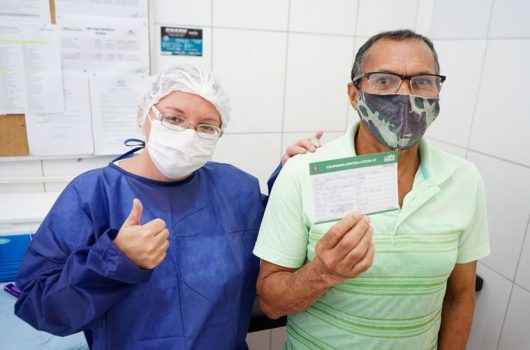 Mais de 80% da população idosa de Caraguatatuba já recebeu a primeira dose da vacina contra Covid-19 Mais de 80% da população idosa de Caraguatatuba já recebeu a primeira dose da vacina contra Covid-19