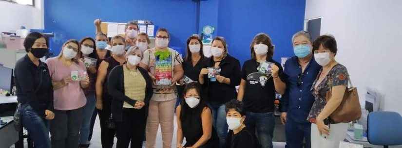 Homenagem: movimento entrega ‘tsurus’ para profissionais da Saúde de Caraguatatuba