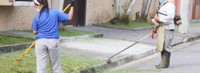 Prefeitura de Caraguatatuba chama 11 bolsistas do PEAD para reforçar limpeza do município