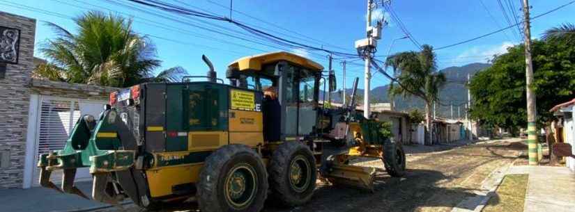 Prefeitura de Caraguatatuba atende solicitação feita na Central 156 no bairro Perequê-Mirim