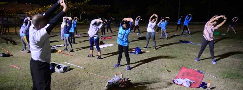 Projeto “Amanhecer Saudável”: Ginástica na orla da praia é opção benéfica em tempos de pandemia