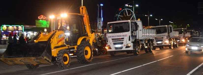 Prefeitura de Caraguatatuba adquire sete novos maquinários para intensificar trabalhos de manutenção