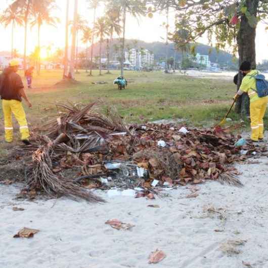 Operação Praia Limpa retira 33 toneladas de resíduos da região Central