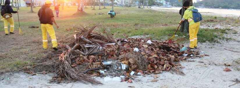 Operação Praia Limpa retira 33 toneladas de resíduos da região Central