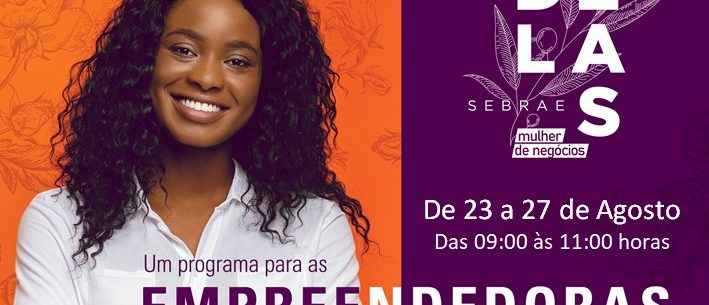 Inscrições abertas, gratuitas, para Programa Sebrae Delas