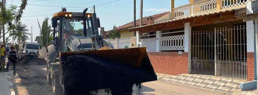 Prefeitura de Caraguatatuba continua com tapa buracos no Perequê-Mirim