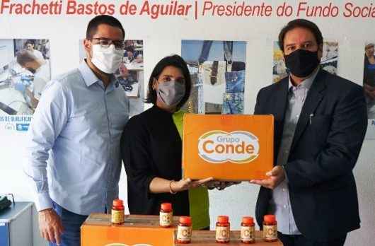 Fundo Social de Caraguatatuba recebe doação de 500 cestas básicas da Farma Conde