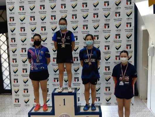 Atleta de Caraguatatuba é vice-campeã paulista no tênis de mesa