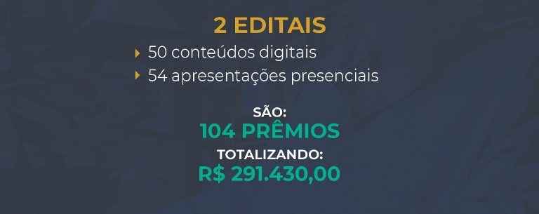 Fundacc, Conselho e Prefeitura de Caraguatatuba lançam editais para aplicação dos recursos remanescentes da Lei Aldir Blanc