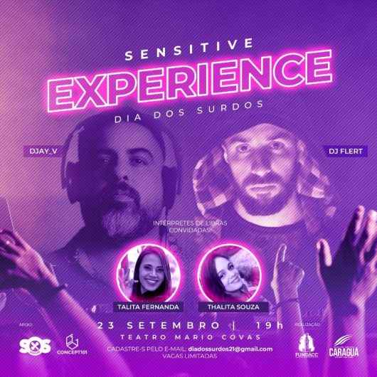 DJ artista da Label de Ibiza toca no “Sensitive Experience” no Teatro Mario Covas em homenagem ao Dia dos Surdos