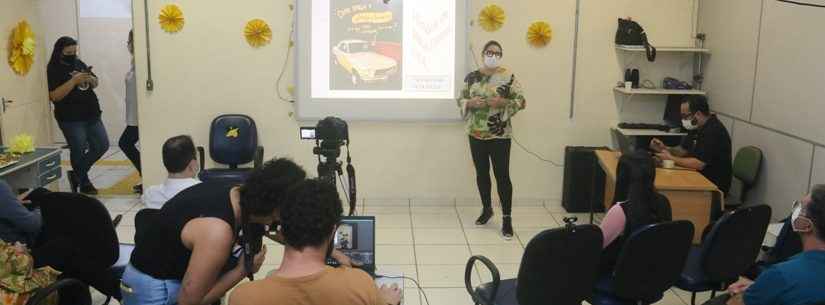 Alunos recebem informações para prevenção ao suicídio em palestra ministrada pelo Ambulatório de Saúde Mental