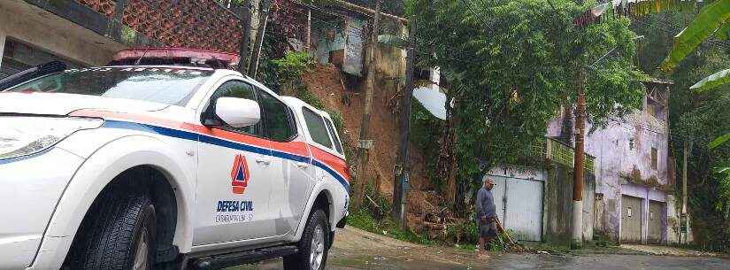 Defesa Civil de Caraguatatuba monitora áreas de risco devido às chuvas
